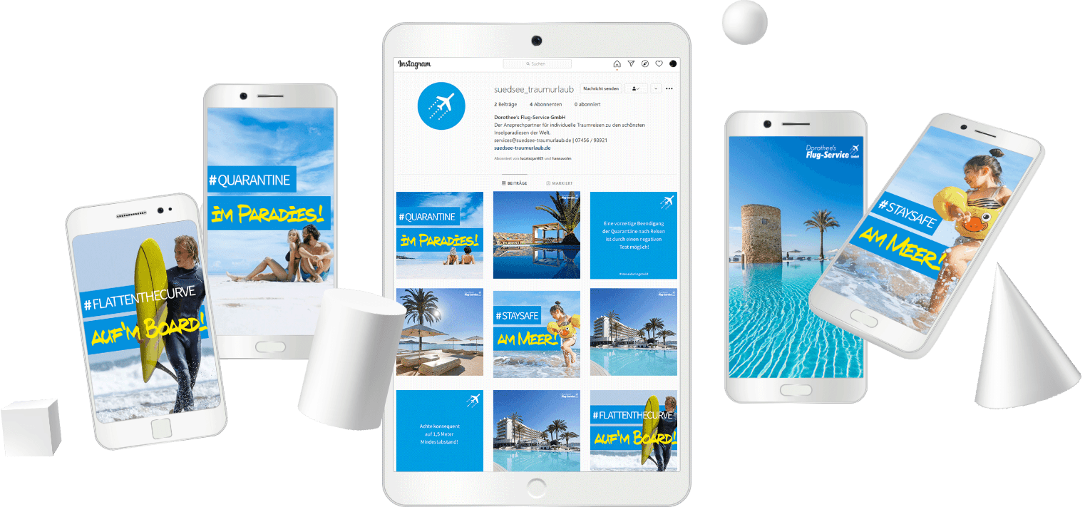 Dorothee’s Flug-Service: Social-Media Marketing