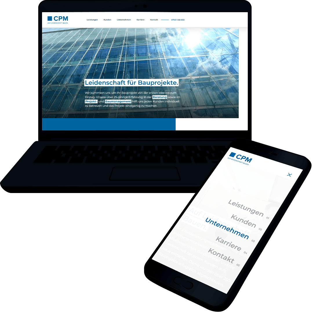 CPM: Website | Kreation & Umsetzung