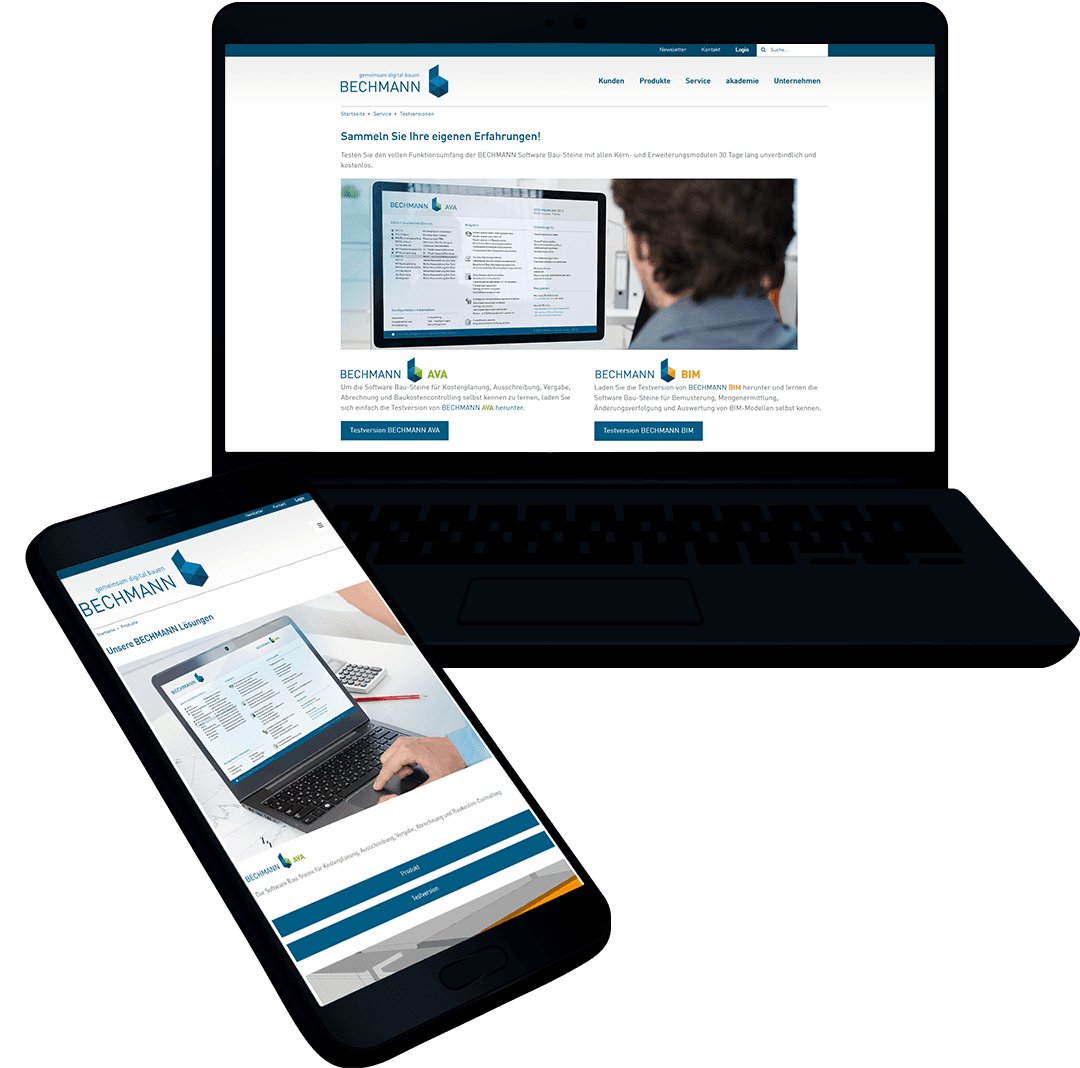 Bechmann: Website | Kreation & Umsetzung