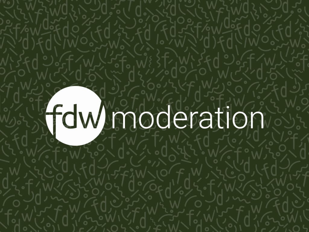 Projekt-Teaser für FDW Moderation – modernes Webdesign von MARCIS