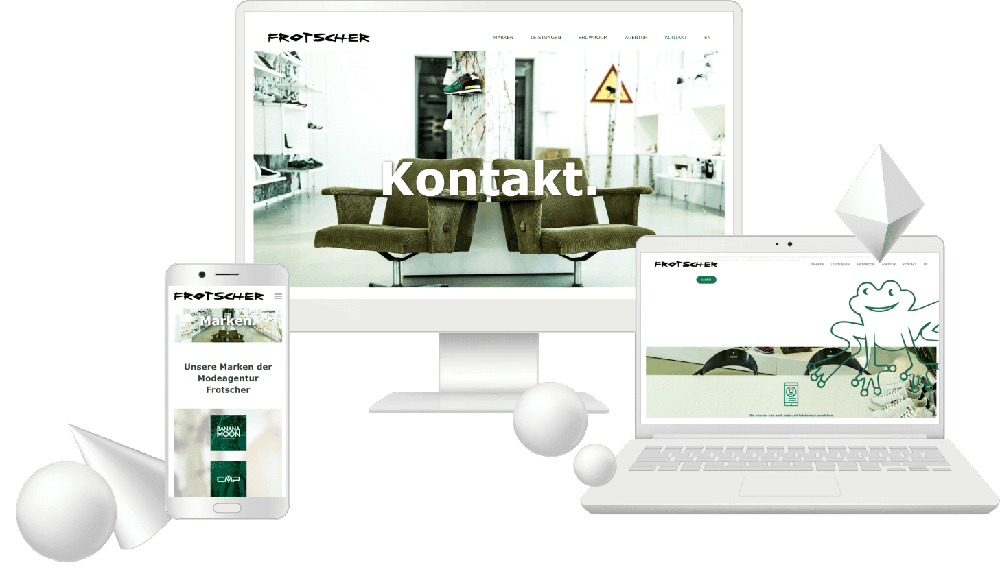 Agentur Frotscher: Website | Kreation & Umsetzung